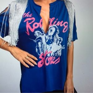 Small vintage tee w/fringes